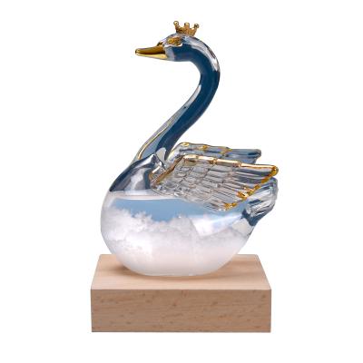 China Europe Weather Forecast Swan Shaped Bottle Storm Bottle for sale