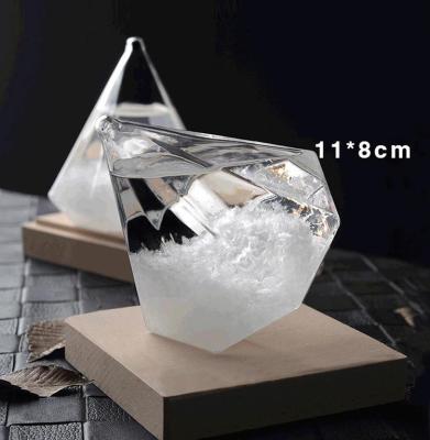 China Europe Diamond Shape Weather Forecast Bottle Storm Bottle for sale