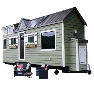 China 2 Storey Modern Attic Caravan Hut Prefab Mobile Home Trailer Light Steel House for sale