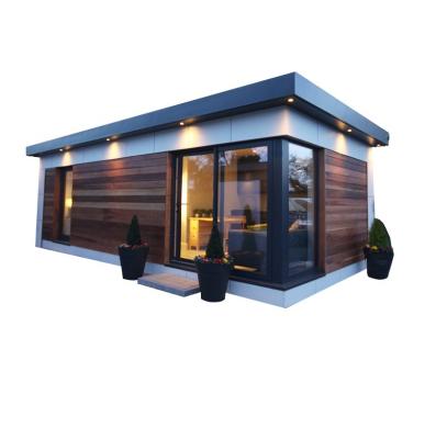 China Modern Garden House Prefab Steel Frame Container Houses With Window Door Floor for sale