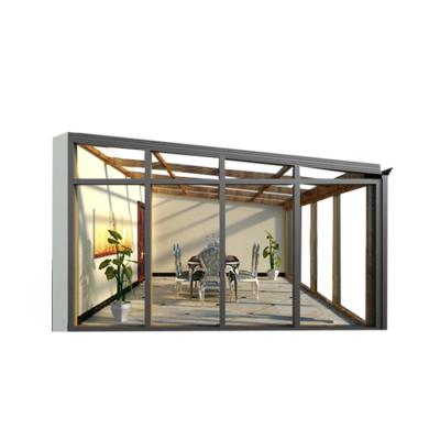 China Free Standing Sunroom Modern Design Glass Frame Outdoor Aluminum Room for sale