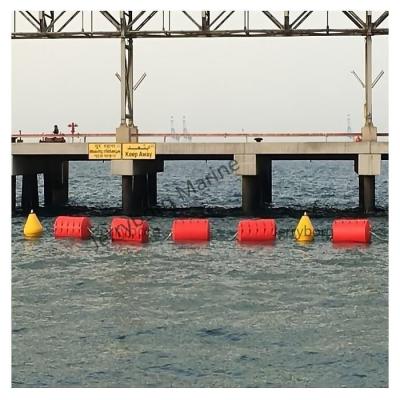 China Eco Friendly Marine Warning Buoy Float Ocean Floating Barrier For River Pollution Trash for sale