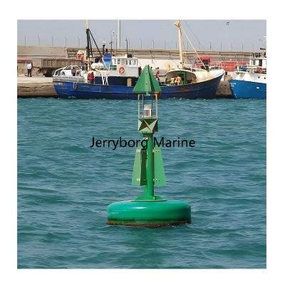 China Heavy-Duty Material LLDPE Buoy With Top Mark & Solat Light for Industrial Marine Applications for sale