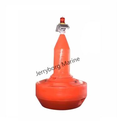 China LLDPE Material Floating Buoy with Solar Light & Anti-Fouling Coating for Sea Navigation & Warning for sale