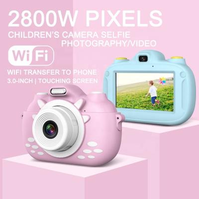 China 2020 New Arrival Smart Mini Kids Toy Camera 3.0 Inch HD Display Camera Kids Gift Built-in Digital Video Camera LED Flashlight For Children for sale