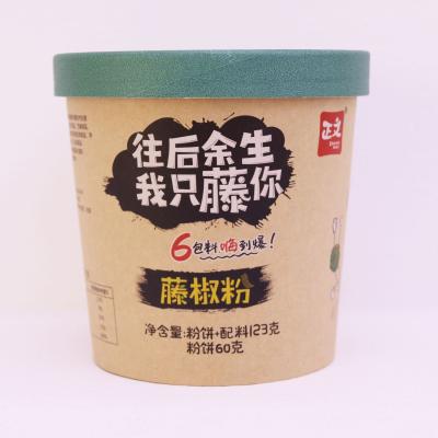 China Low Salt Quality No Fried Boiled Water Brewing Convenient Hot And Sour Powder 138g Rice Noodles Chinese for sale