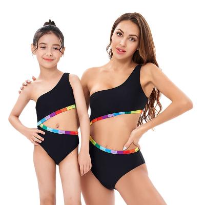 China 2022 Sale Parent-child Bikini Swimsuit Mother Daughter Swimsuit Hot Sexy Suit Ladies QUICK-DRY Sexy Family Watching Outfits for sale