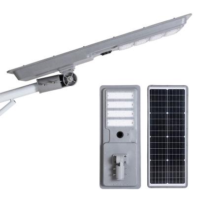 China High Quality Integrated Outdoor Aluminum Led Road Lights 50W 60W 100w Solar Street Light System for sale