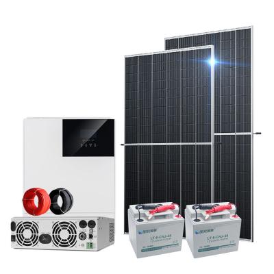 China High Quality Home On Grid 5kw 10kw Solar Panel PV Modules Systems Solar Powered Set for sale