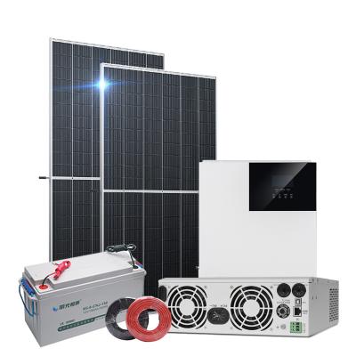 China Home Use 12Kw 15Kw 10KW 8KW 7KW 6KW 3kw 30kw Home Industrial Home Off Grid Solar Power System Solar Power System Full for sale