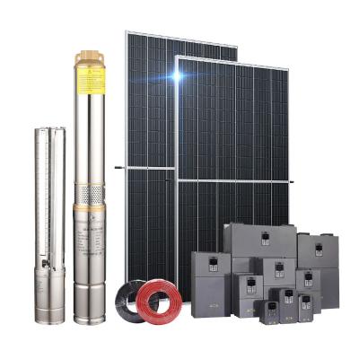 China Home High Pressure Lift Submersible 100m Heavy Duty Deep Well Solar Powered Water Pump For Irrigation System for sale