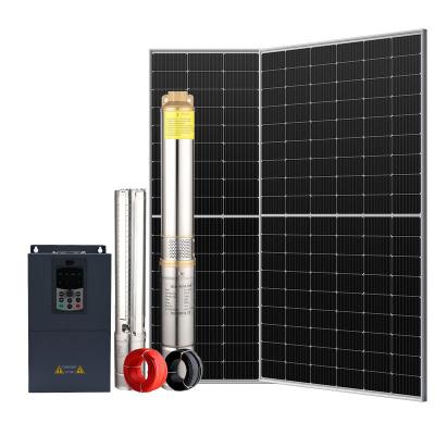 China Domestic Powerful Solar Water Pump Lower Price 2hp In Australia 50 Meters Deep Well Solar Water Pump For House for sale