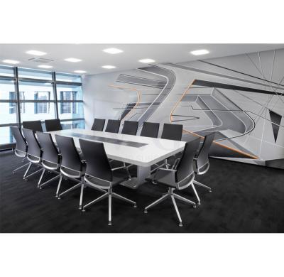 China Durable Modern Mini Conference Table Boardroom Meeting 10 Seater 20 Person Large Custom Table for sale