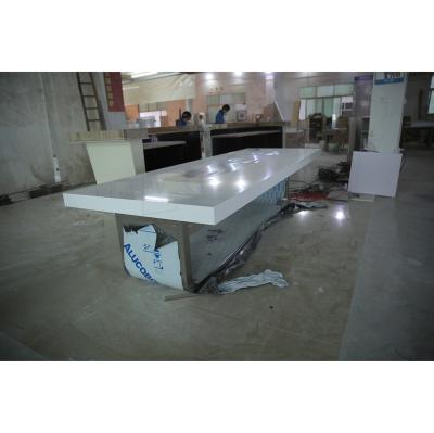 China Durable Hot Sale Modern Luxury Office Furniture Meeting Room Meeting Room Solid Outdoor Marble Stone Conference Table for sale