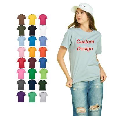 China Anti-wrinkle fashion cotton casual women's camisas slim fit women's tops daily T-shirt fashion women for sale