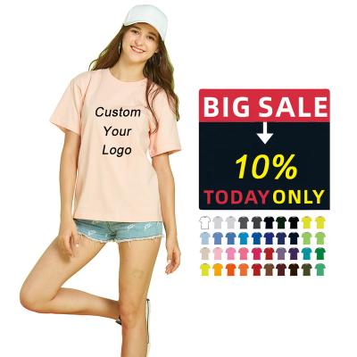 China The 2022 Viable Hot Wholesale Ladies Main Design Fashion Women's T-shirts 240 gram T-shirt 100 gram cotton heavy combed new for sale