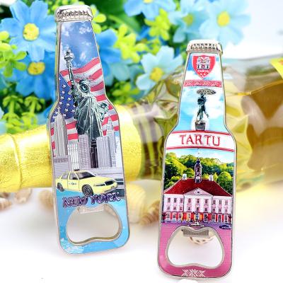 China New Brand Viable Zinc Alloy Shape Fancy Beach Bottle Opener for sale