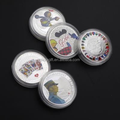 China Europe China Manufacturer Custom Iron Embossment Travel Souvenir Coin for sale