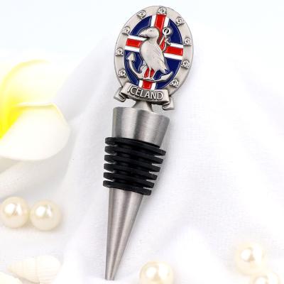 China Sustainable Top Tourist Souvenirs Supplier Lowest Price Custom Wine Stopper for sale