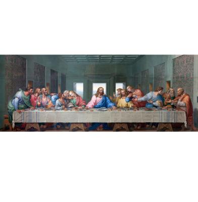 China Classic Famous Portrait Painting The Last Supper Large Wall Home Decor Modern Oil Painting for sale