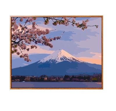 China Realistic Home Decor Modern Picture Framed Maker Natural Scenery Landscape Paintings for sale