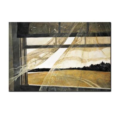 China Realistic Modern Landscape Outside The Window Wall Arts Decor Home Landscape Paintings for sale