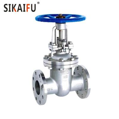 China General 4 inch pn16 dn100 carbon steel manual gate valve for sale