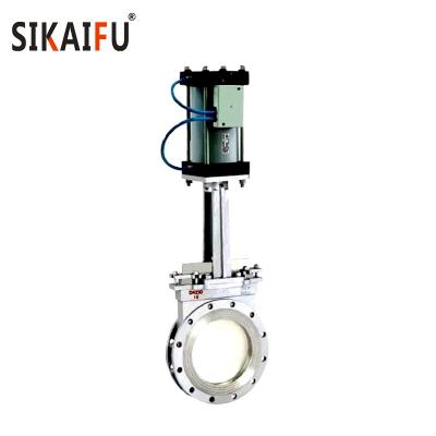 China General Standard Stainless Steel Pneumatic Actuator Knife Gate Valve Prices for sale