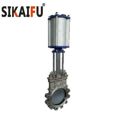 China General Professional Supplier Operation Sluice Knife Pneumatic Gate Valve for sale