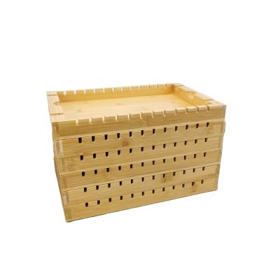 China Kitchen Cutting Large Wooden Serving Tray Tiered Wooden Trays Spikes Wooden Tray for sale