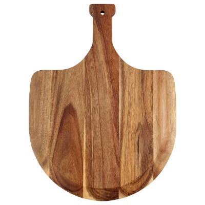 China Custom Handle Tray Eco-friendly Solid Wood Pizza Acacia Cutting Board Nordic Cutting Board for sale