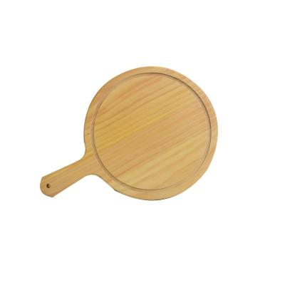 China Eco - Friendly Fruit Wood Tray With Handle Domestic Kitchen Tray for sale