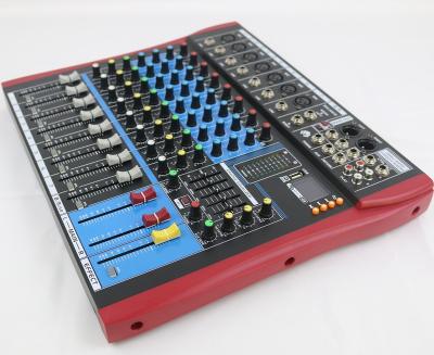 China Professional Digital Audio Mixer Audio-Mixer DJ Mixer 8 Channel ES DJ Console Mixing Controller/Console Audio Mixer for sale