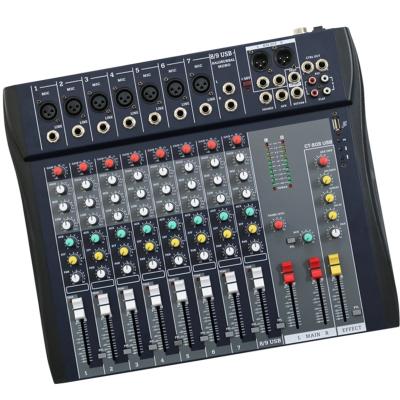 China Good Quality Audio Without Power Amplifier DJ Mixer With USB CT DJ Controller / Audio Console Mixer for sale