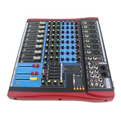 China Newest Powered Mixer 8 Channel ES DJ Controller / Audio Console Mixer for sale