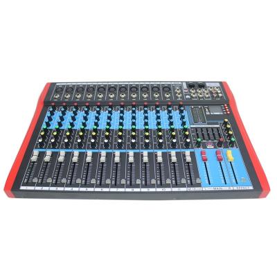 China Professional Dsp 12 Channel Sound System Sound DJ Audio Mixer With Amp ES DJ Controller / Audio Console Mixer for sale