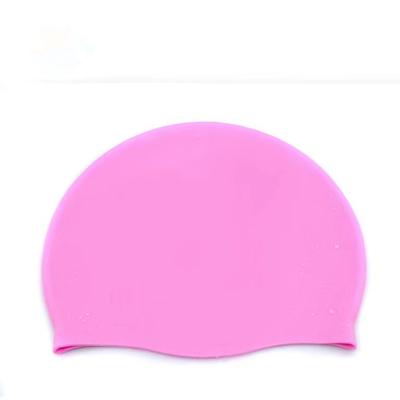 China Printed Swimming Cap Adult Swimming Caps Silicone Waterproof Cap LOGO Printing Swimming Hat For Long And Short Hair Free Size Adjustable for sale