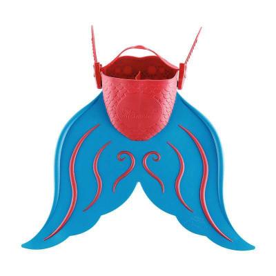 China Swimming Accessories Fins Products 2023 Factory New Promotion Hot Style Swim Siamese Fins Diving Swimming Flippers Mermaid Monofin Fins For Adults And Kids Blue for sale