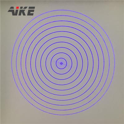 China High Stability AIKE 10-Ring Scanning And Positioning Circles Blue DOE Laser Diode 450/488/520/532/594/635/650/730nm Module for sale