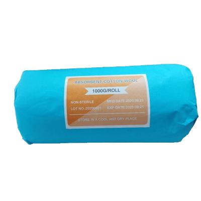 China Wholesale Price Absorbent Cotton Roll Medical Cotton Wool 1kg à venda