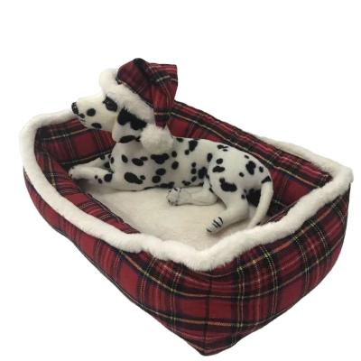 China Breathable Memory Foam Christmas Cushion Mattress Machine Washable Dog Bed for sale