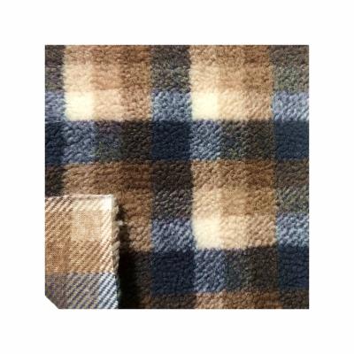 China Toy Popular Professional Comfortable Woven Plaid Wool Fabric For Overcoat for sale