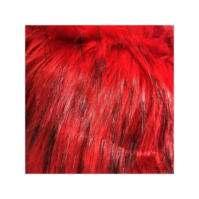 China Long Fake Pile of Toy Best Quality Super Soft Wolf Fur/Wolf Hair Fabric Polyester Acrylic for Coat for sale