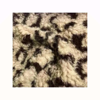 China Wholesale Toy Hot Sale Best Quality 100% Polyester Leopard Print Faux Fur Fabric For Coat for sale