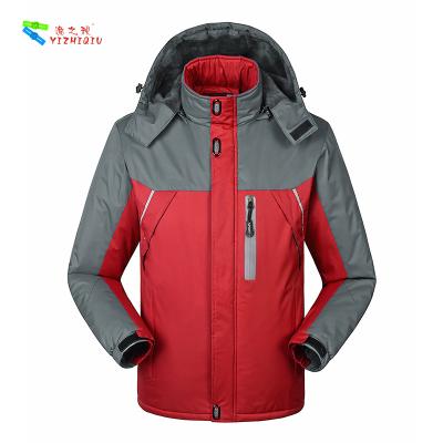 China YIZHIQIU Puls Size Sustainable Winter Waterproof Warm Windproof Rain Man Jacket for sale