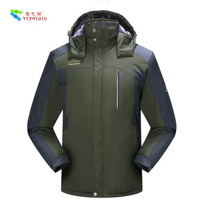 China YIZHIQIU Winter Sustainable Design Hooded Oversized 5XL Rain Jacket Waterproof Men for sale