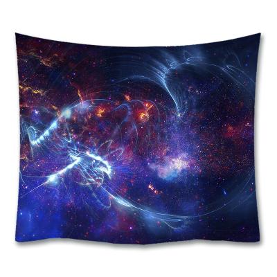 China Dobby Forest Starry Tapestry Wall Hanging Galaxy Bohemian Tapestry for sale