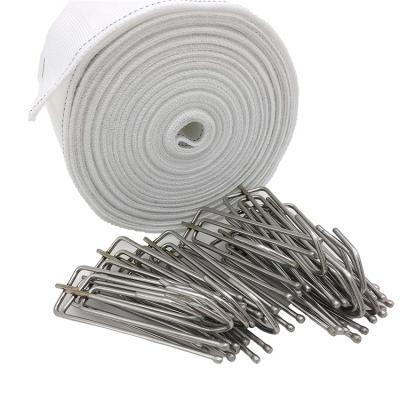 China Minimalist 10CM and 8CM Curtain Strips Stainless Steel Curtain Pleater Hooks for DIY Curtain for sale