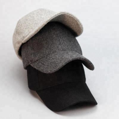 China Custom High Quality 100% COMMON Wool 6 Panel Baseball Hat for sale