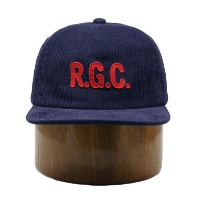 China COMMON Customize Logo 5 Panel Unstructured Corduroy Flat Bill Hat for sale